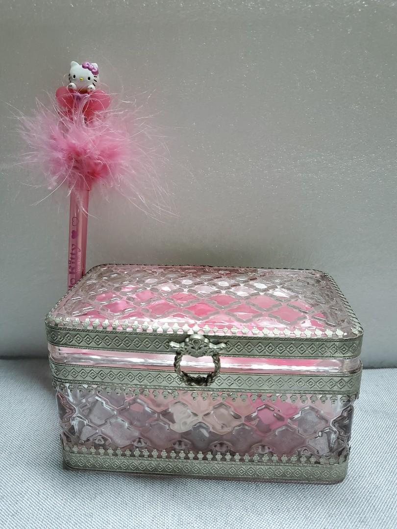 Laura ashley top glass jewellery box