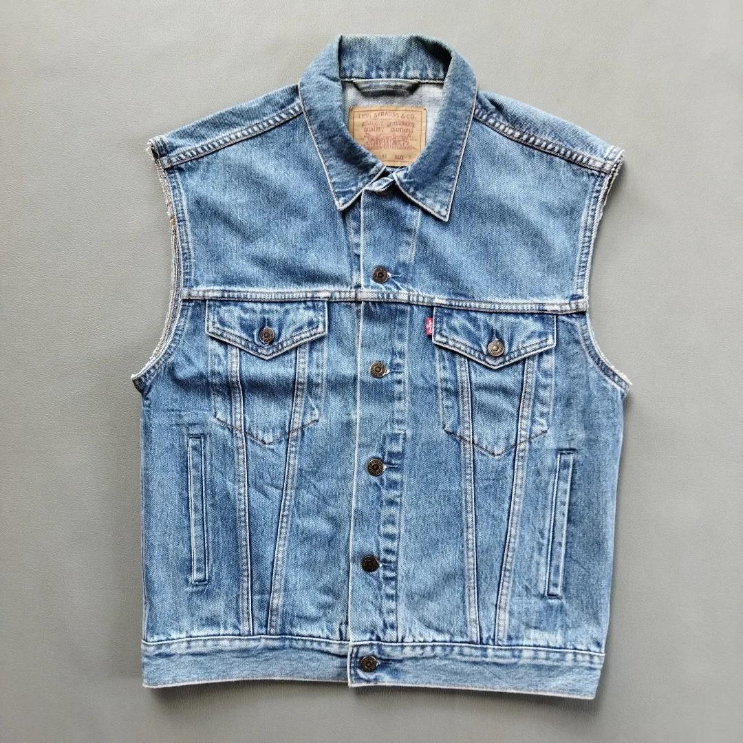 Levis discount vest denim