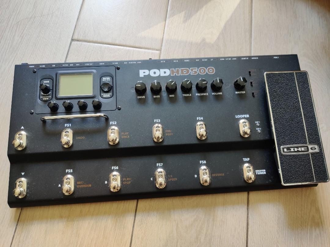 Line6 POD HD500 guitar multi effect 結他效果器, 興趣及遊戲, 音樂