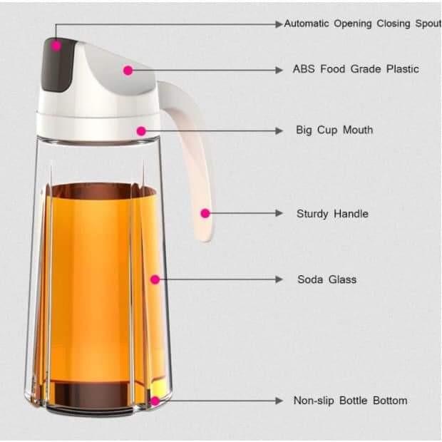 Liquid Bottle Condiment Dispenser, Furniture & Home Living, Kitchenware