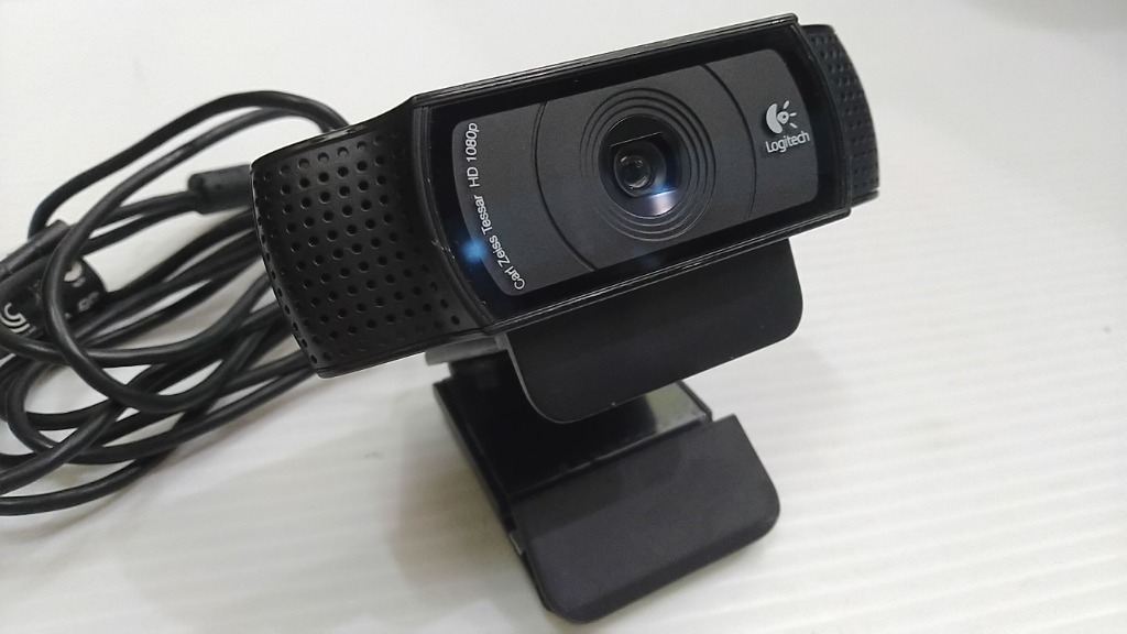 Logitech 羅技C920 Pro HD 網路攝影機V-U0028 品相極新如圖所示, 電腦