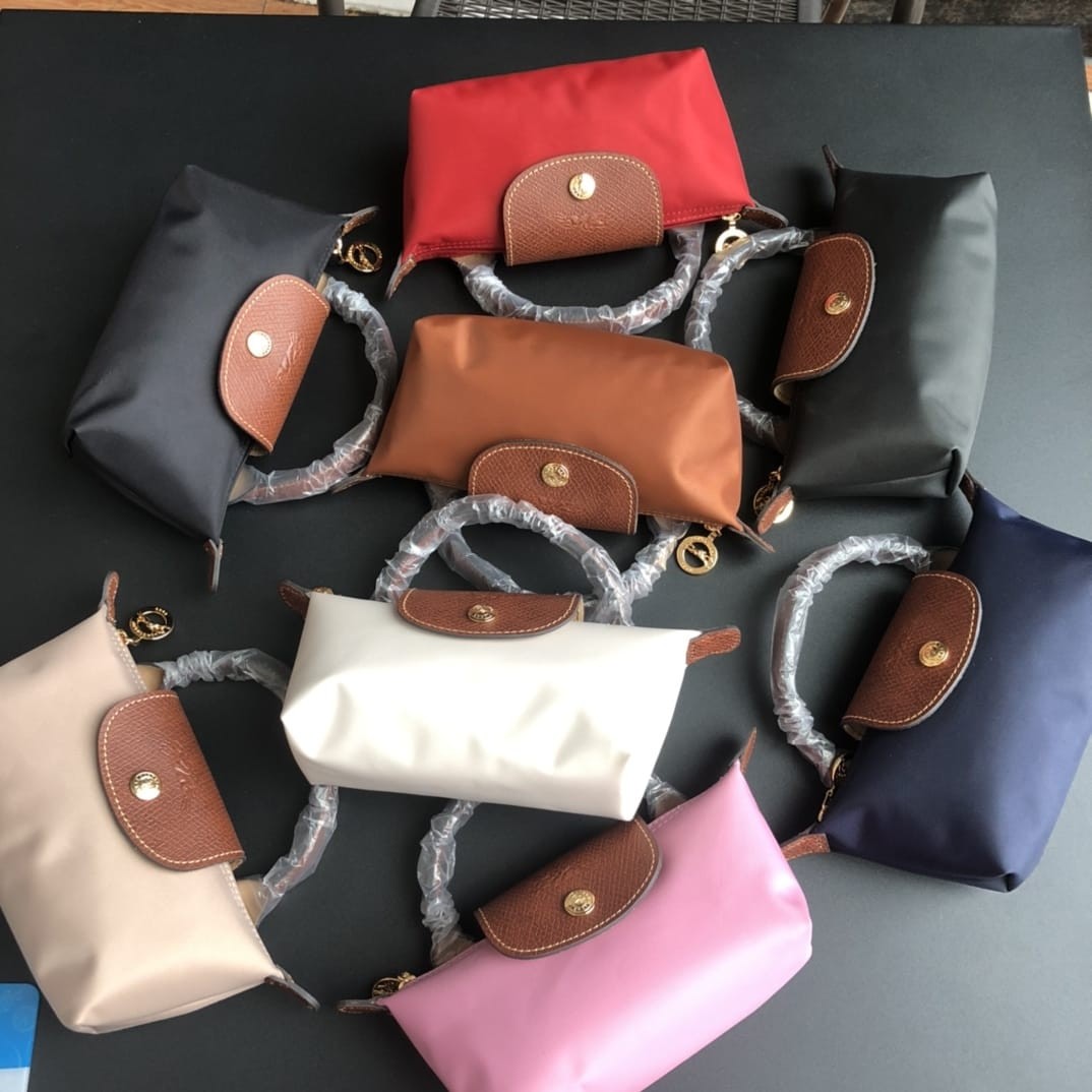 Longchamp Le Pliage mini pouch, Women's Fashion, Bags & Wallets