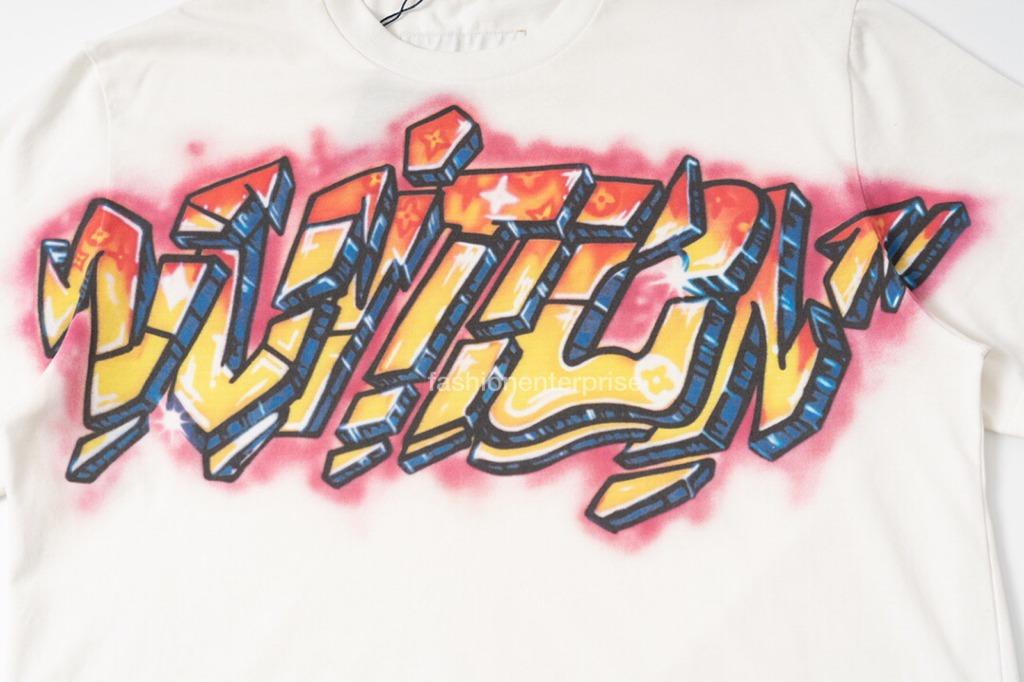 louis vuitton graffiti shirt｜TikTok Search