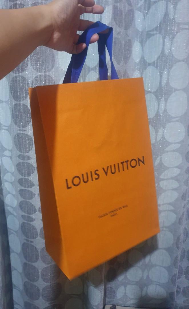 💜💜 Authentic Louis Vuitton paper bag, Luxury, Bags & Wallets on Carousell