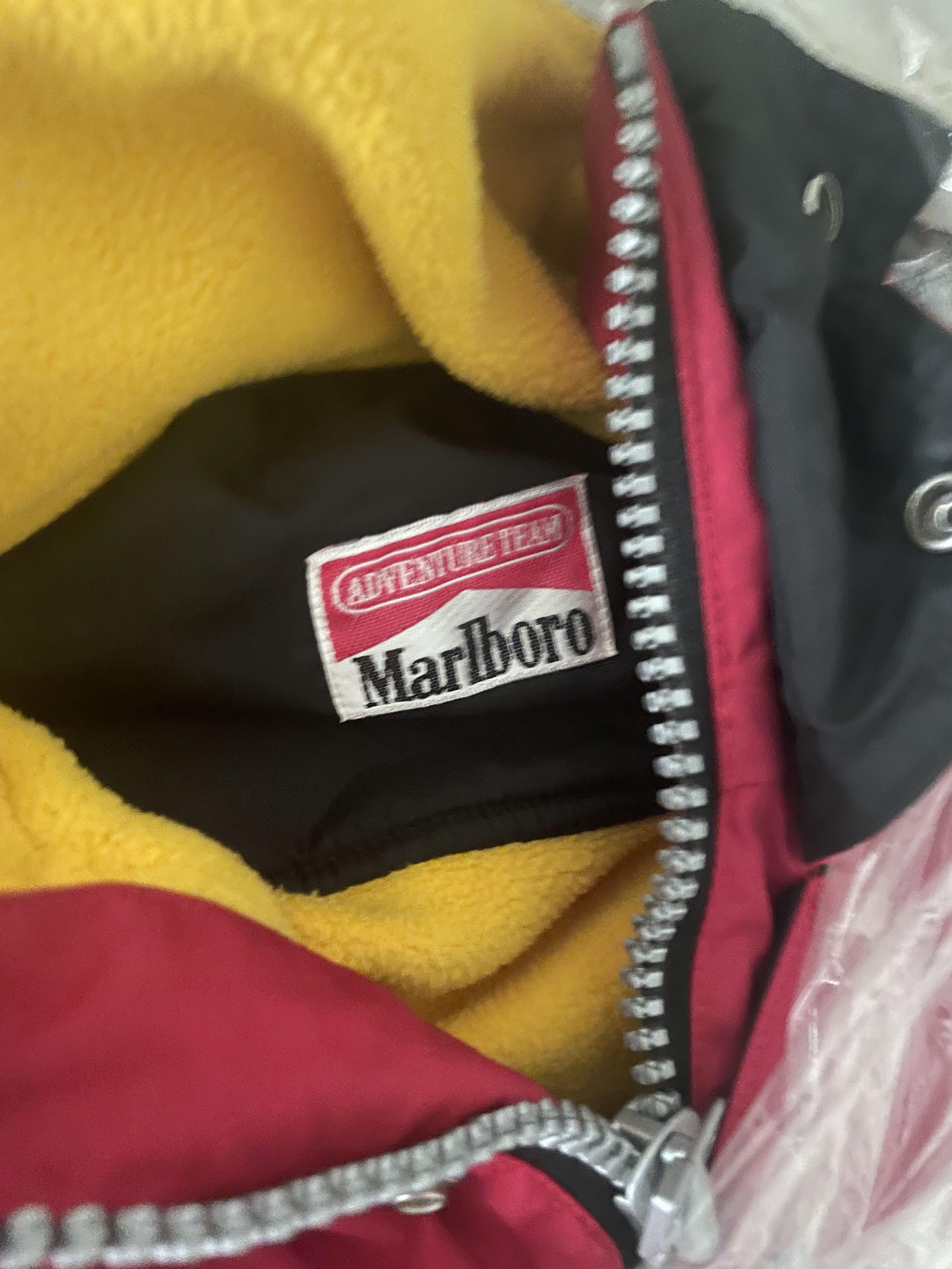 Marlboro Winter Jacket Limited Edition, Fesyen Pria, Pakaian , Baju