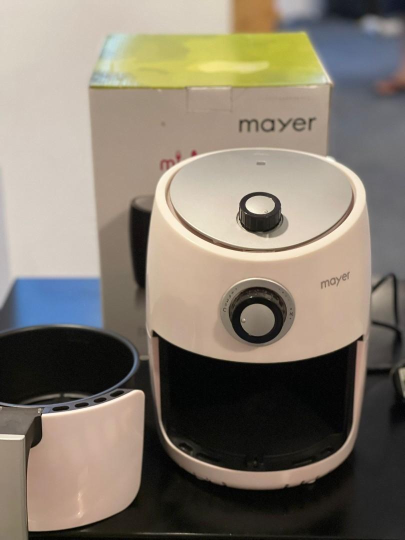 Mayer Mini Air Fryer 1.7L (MMAF201) Brand New Display Set ( 1 Light pink , 1 Light Blue), TV