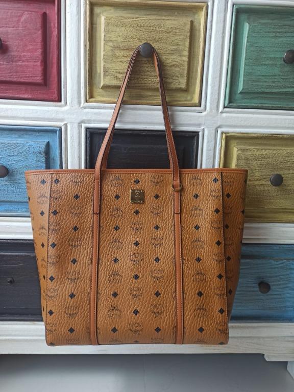 MCM Toni Shopper Tote in Printed Leather