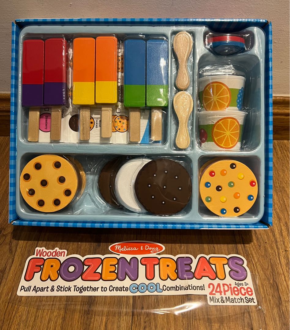 Melissa and doug frozen treat set top