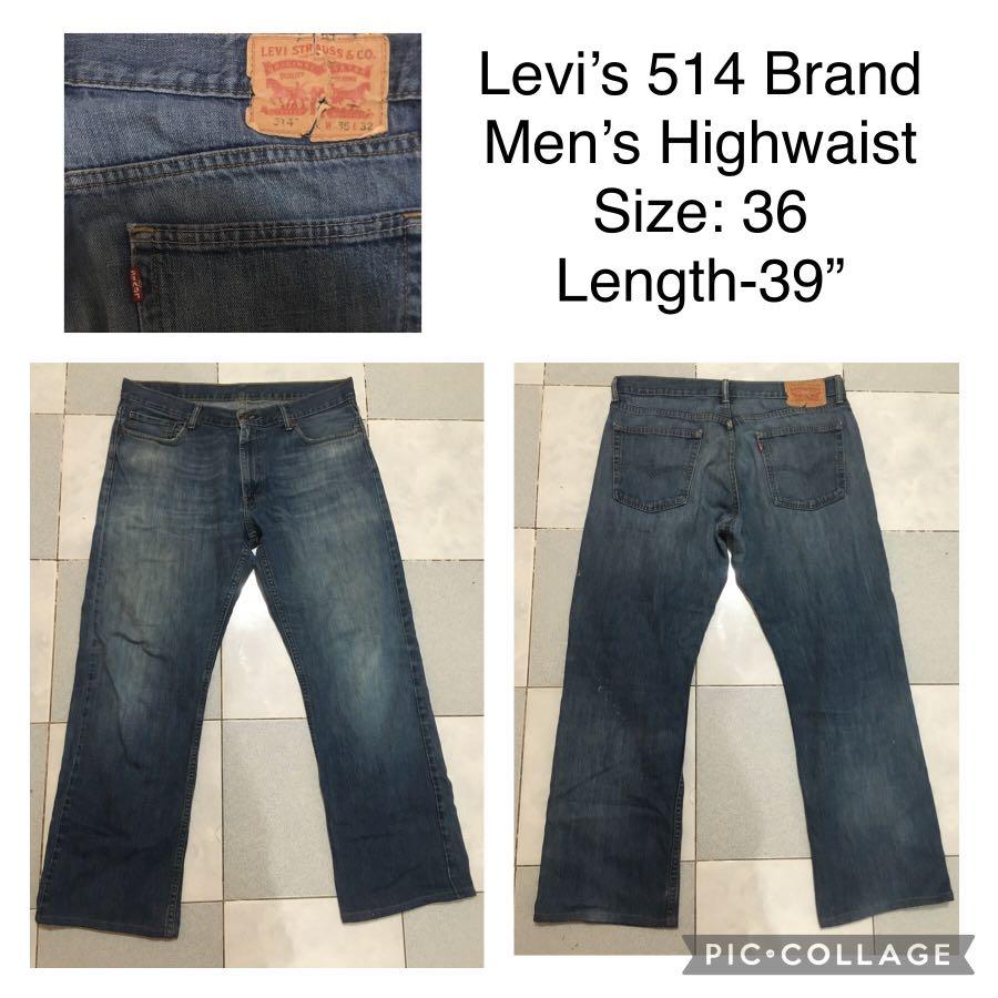 Size 36 mens deals levi jeans