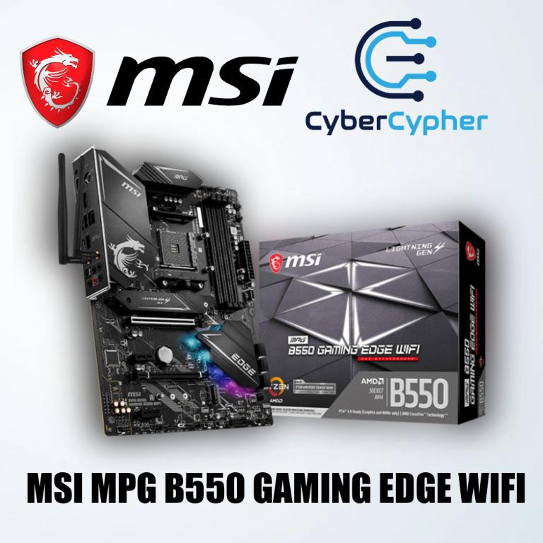 MSi B550 Gaming Plus Motherboard, Computers & Tech, Parts & Accessories,  Computer Parts on Carousell