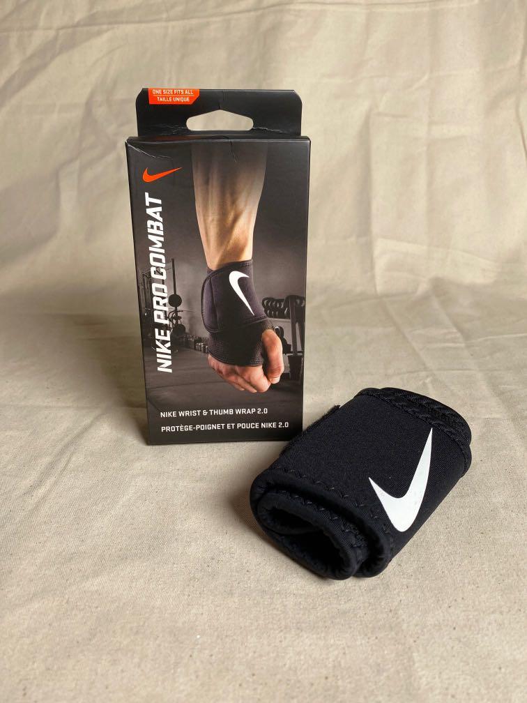 nike pro combat wrist and thumb wrap 2.0