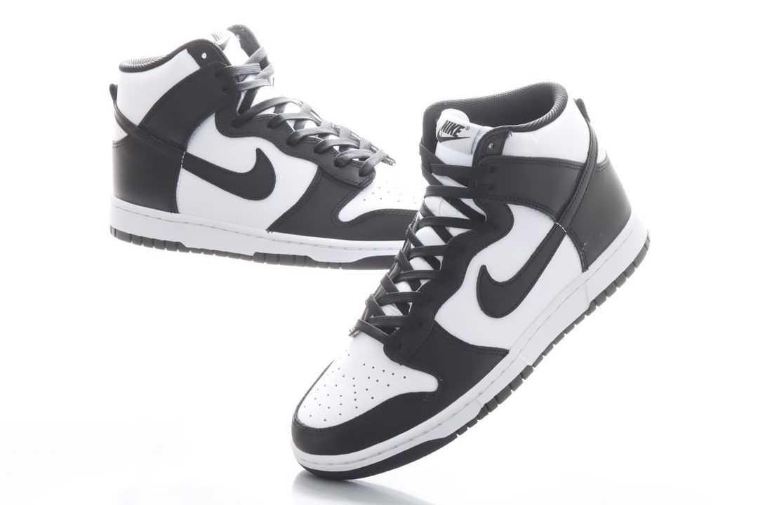 Nike Dunk High Panda 'Championship White', Men's Fashion, Footwear