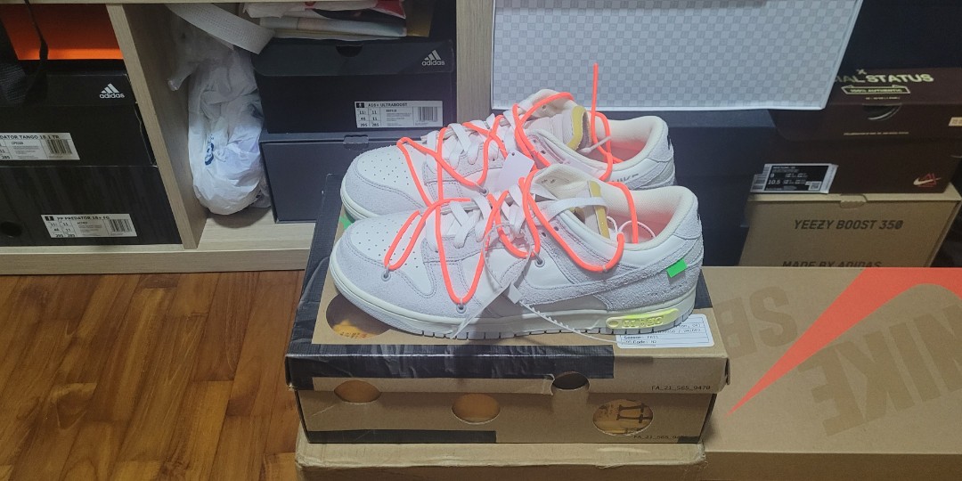 dunk low off white lot 11
