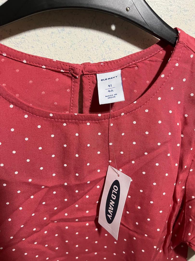 Old navy red polka dot dress clearance