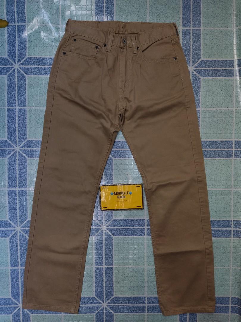 Levis 505 khaki jeans top