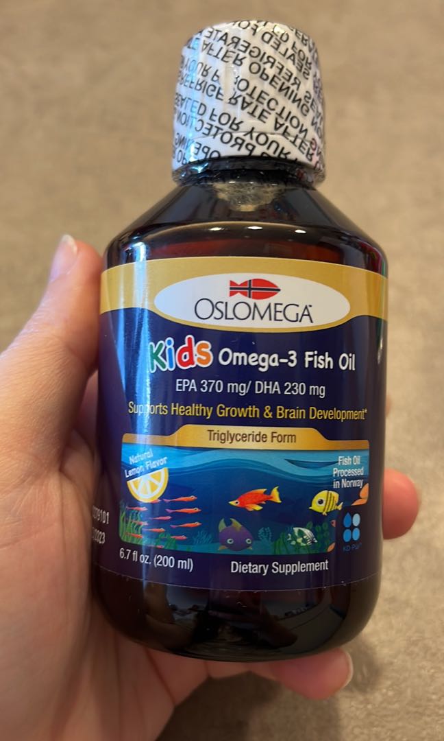 Oslomega Kids Omega-3 Fish Oil, 健康及營養食用品, 健康補充品, 健康補充品 - 維他命及補充品 ...
