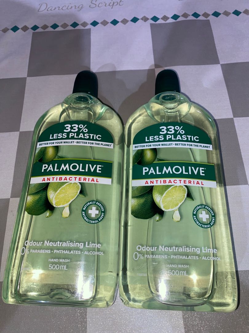 Palmolive Antibacterial Odor Neutralising Lime Hand Wash 500mL, Beauty