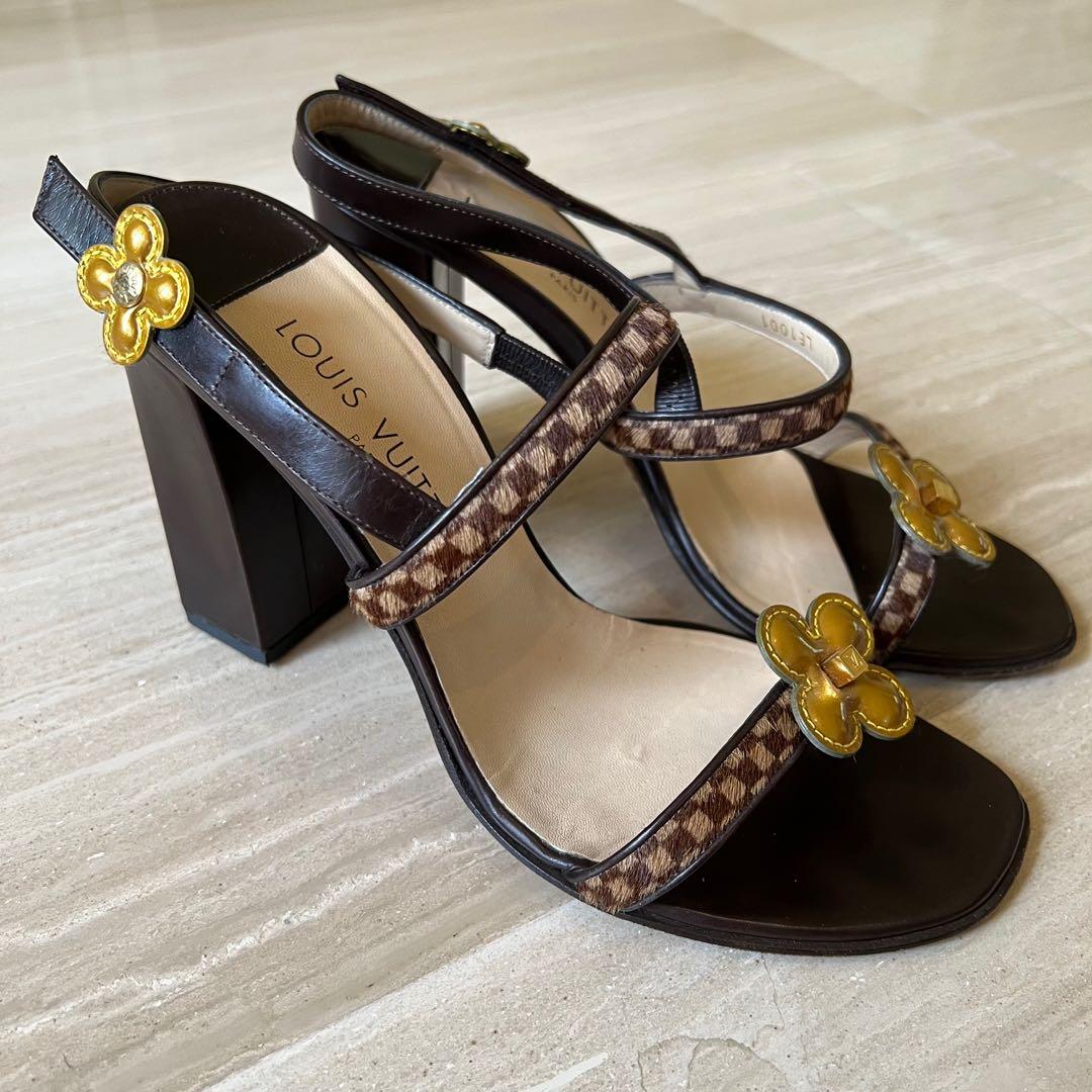 Louis Vuitton Heels / Sandals, Luxury, Sneakers & Footwear on Carousell