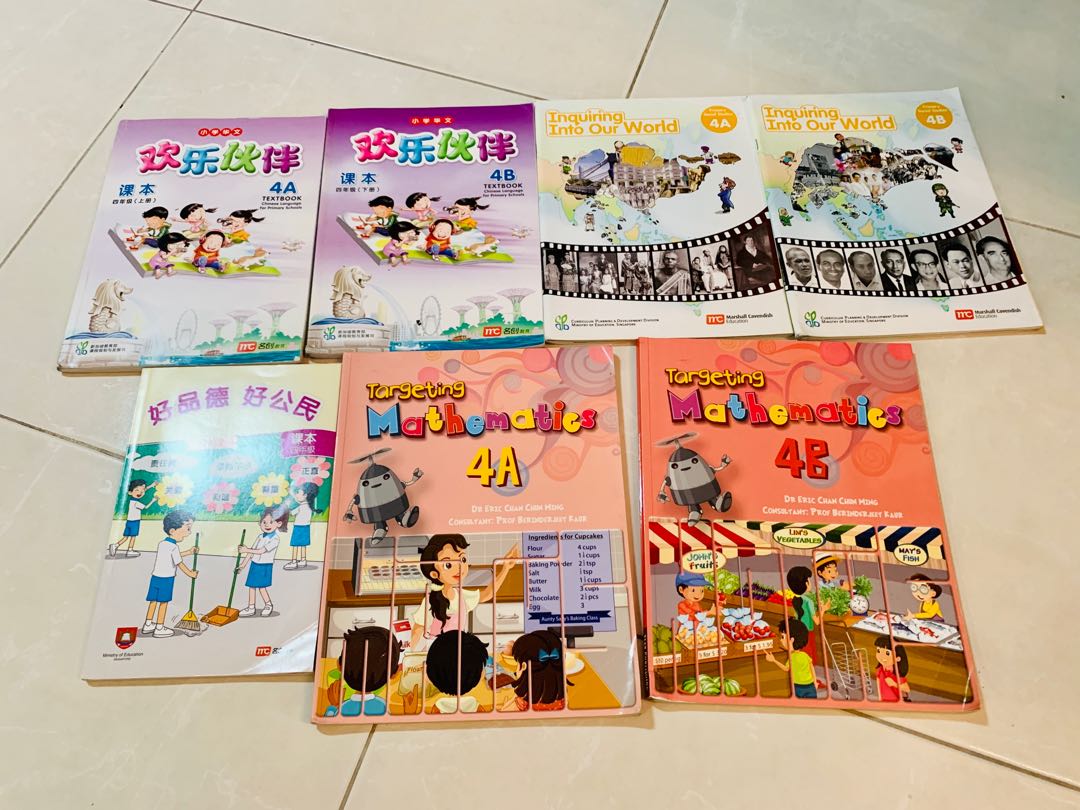 Primary 4 textbooks, Hobbies & Toys, Books & Magazines, Textbooks on ...