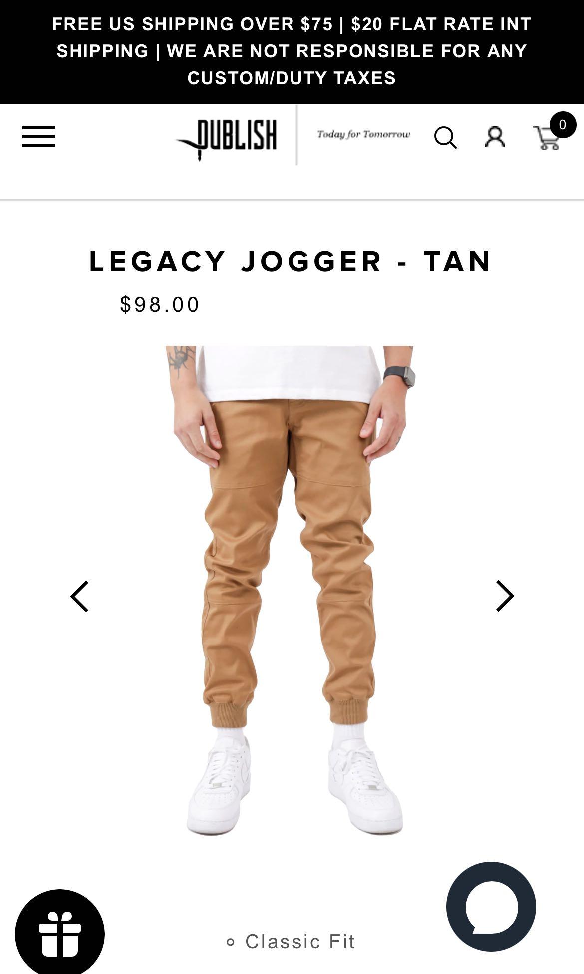 Publish legacy joggers clearance