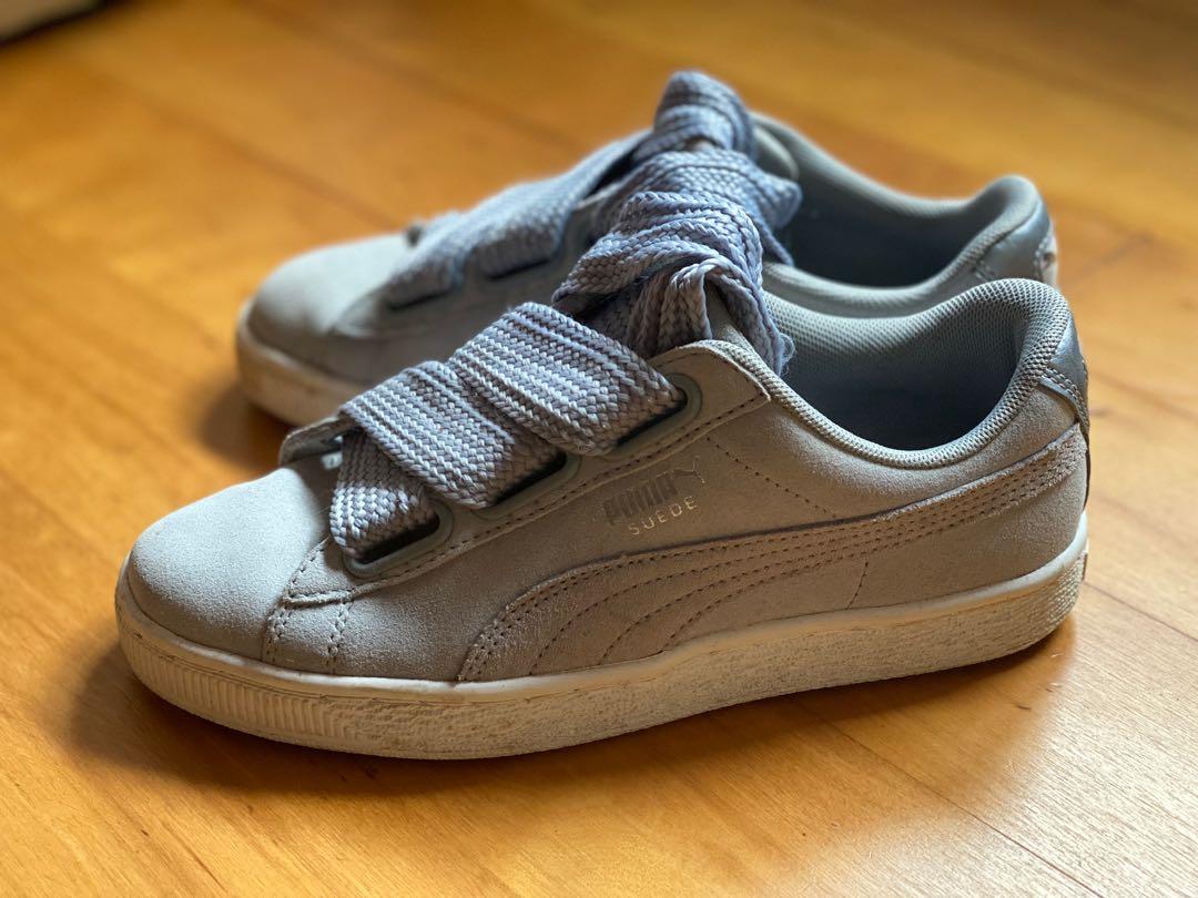 Puma Suede Silver Grey Sneakers