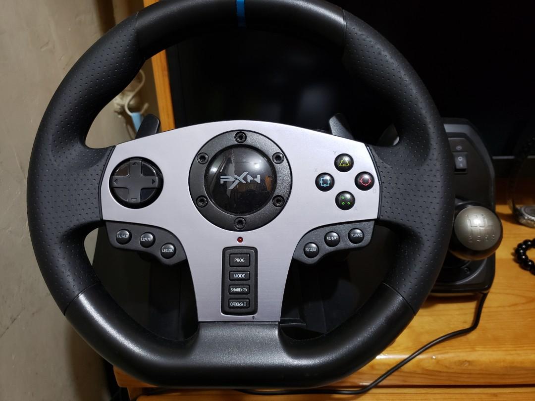 PXN V9 GT7 軚盤齊件無盒ps4, 電子遊戲, 遊戲機配件, 手掣- Carousell