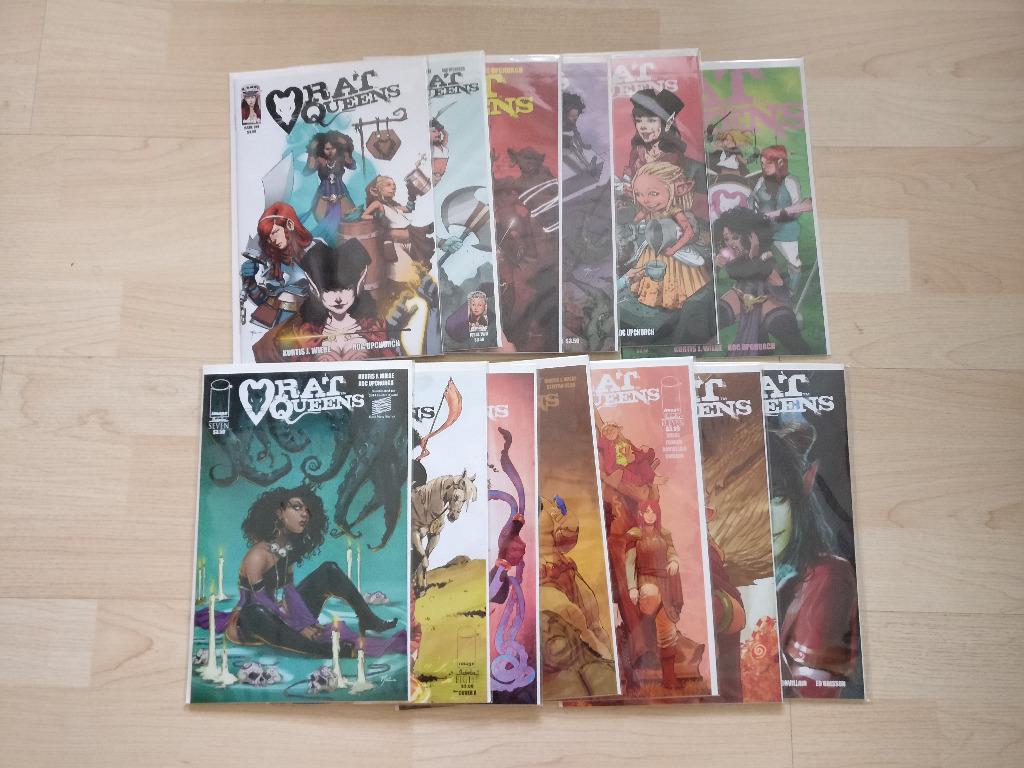 RAT QUEENS (2013) #1-13 Set | Image Comics (Category: Comics & Manga) located in Quezon City. Submitted by insanedrew (Listing ID 1153178067, Image 1). Description: Rat Queens (2013) #1-13 single issue set from Image Comics. You may PM me for more pictures or inquiries. ITEM CONDITION: - All issues are in VF-NM condition. - All 1st prints. - No breaking of sets. MODE OF PAYMENT: BPI/Metrobank/GCash.