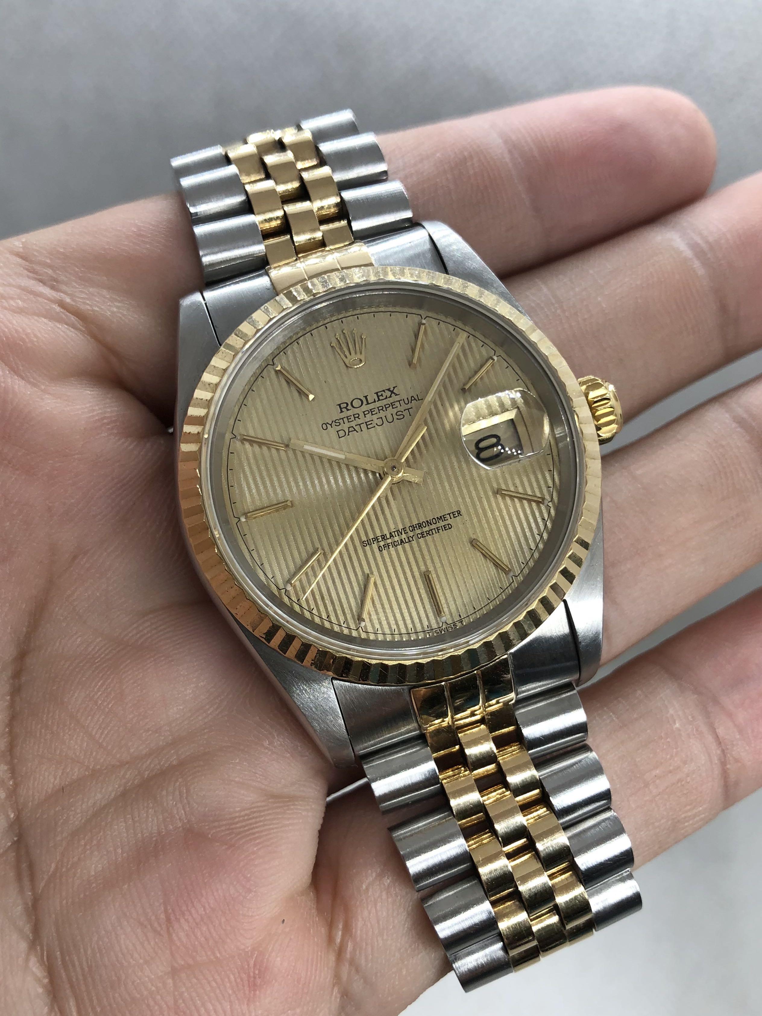 Rolex datejust 36 sale 1991