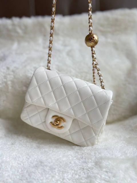Chanel hot sale mini white