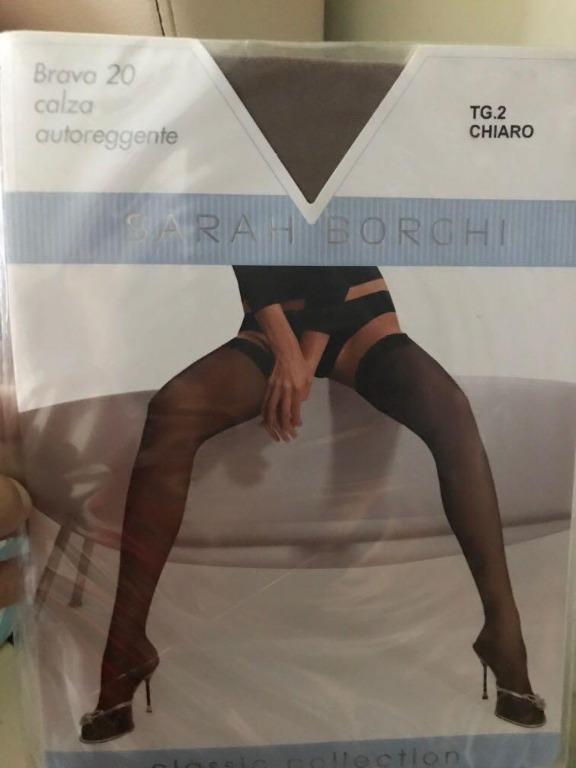 Sarah in stockings