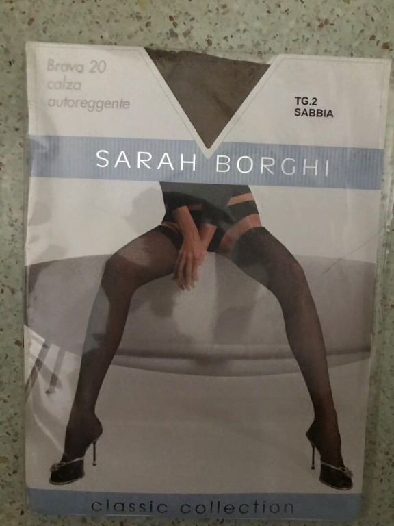 Sarah in stockings