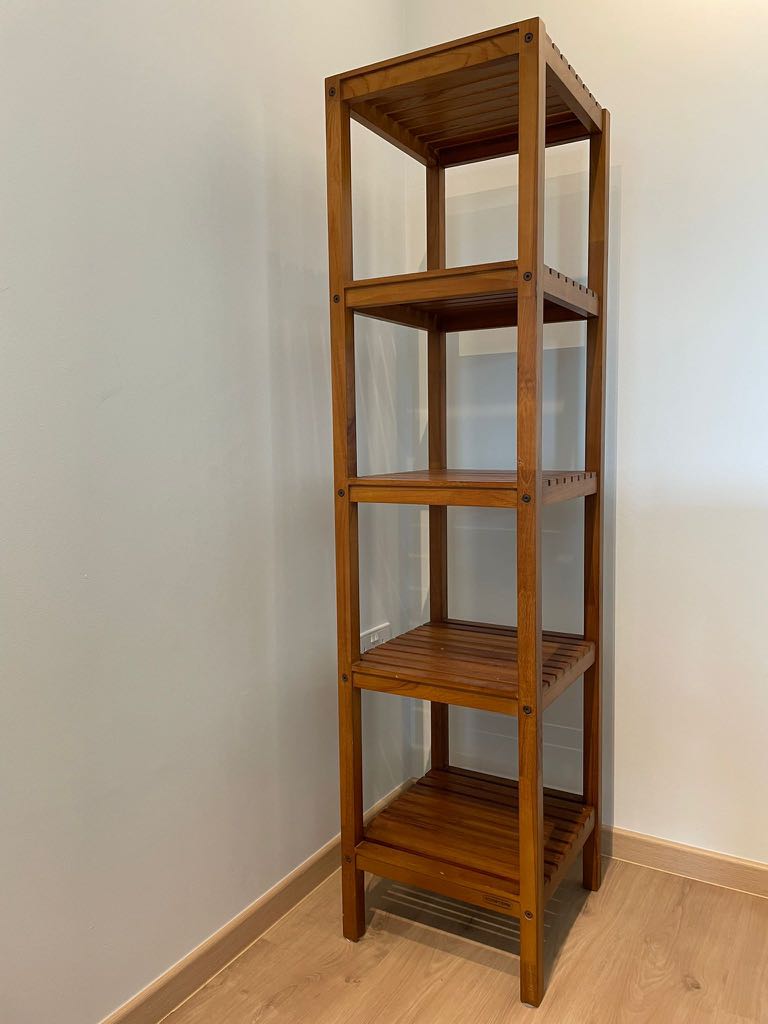 ScanTeak 5 Tier Shelf, Furniture & Home Living, Furniture, Shelves