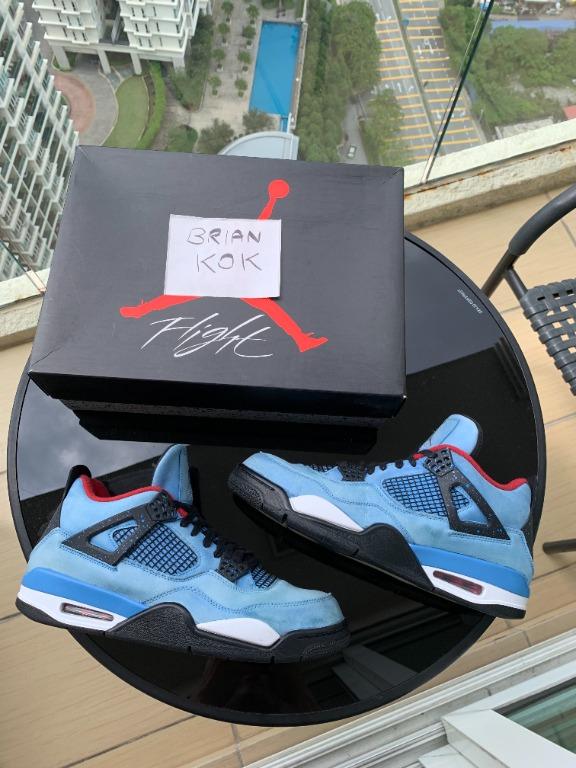 Selling Air Jordan 4 Travis Scott Cactus Jack UK 10 Men s Fashion