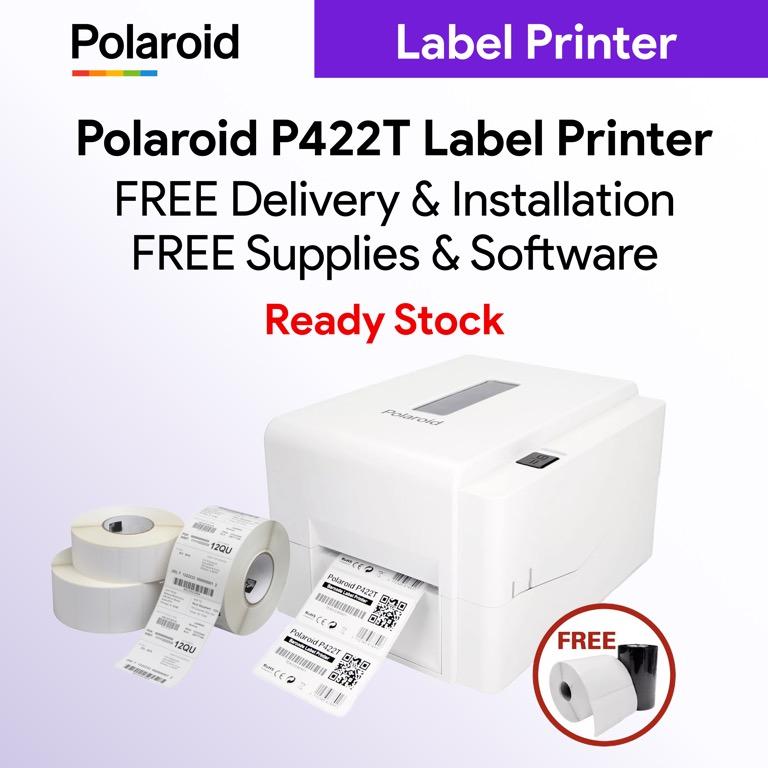 Sg Stock Polaroid P422t Barcode Label Printer Supplies Computers