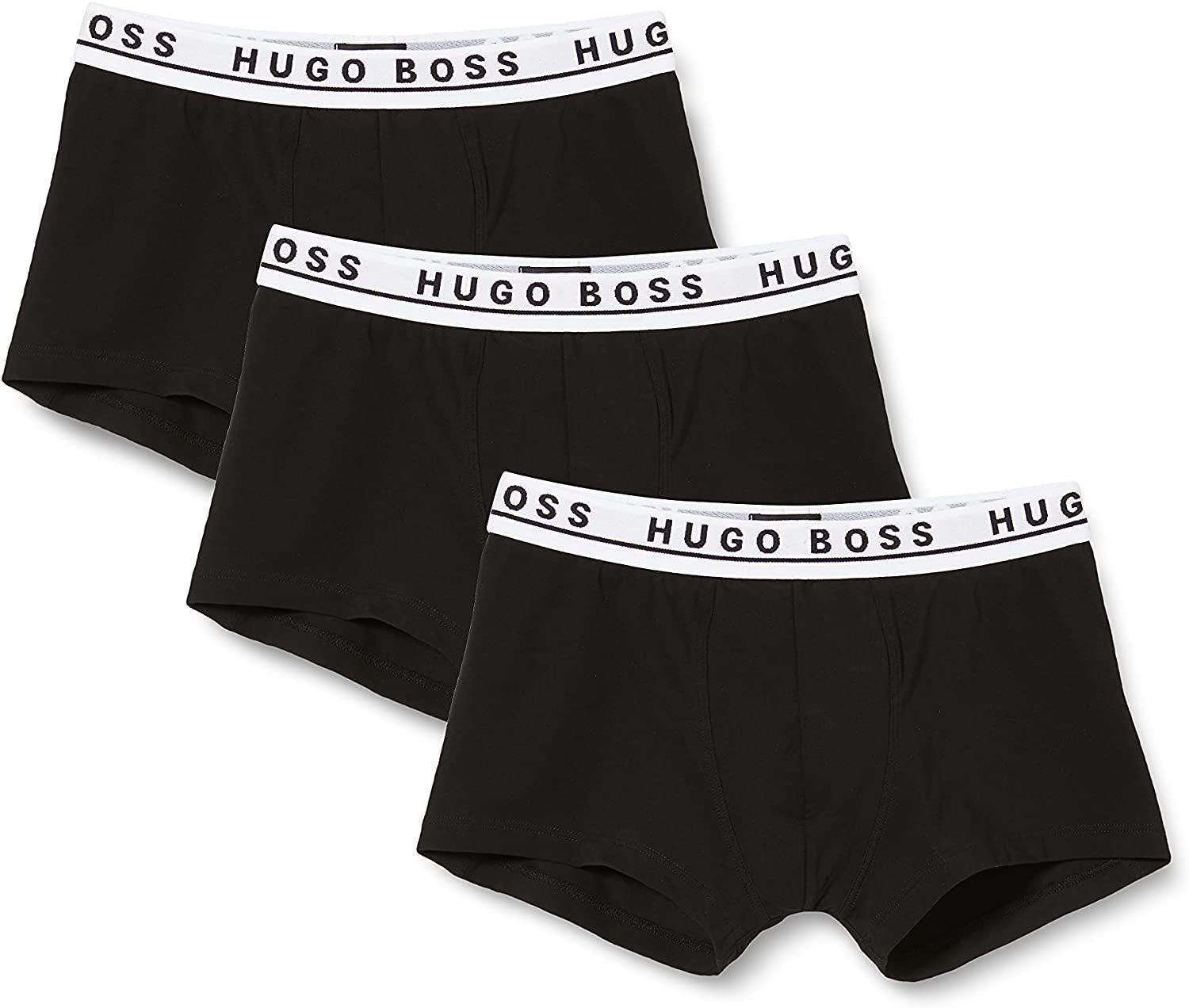 (Size S) ️Hugo Boss Men Underwear Multipack Multi Pack 3 Trunks Trunk