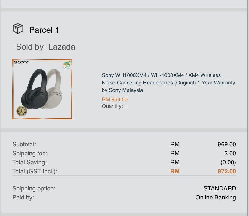 Sony WH 1000XM4 noise cancelling headset Sony XM4 Audio