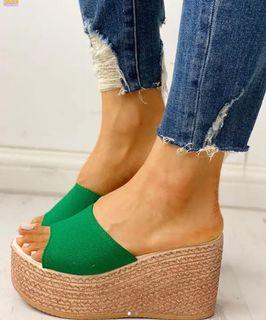 Summer Platform Espadrille Wedge Sandals