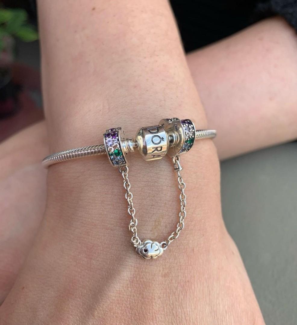 Pandora rainbow safety chain store