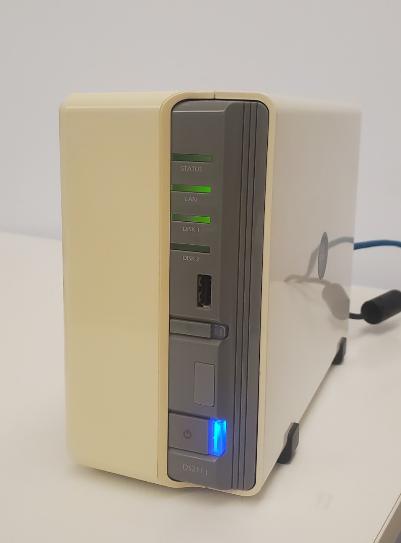 Synology D211j Nas 2 Bays 電腦 科技 電腦周邊及配件 硬碟及儲存器 Carousell