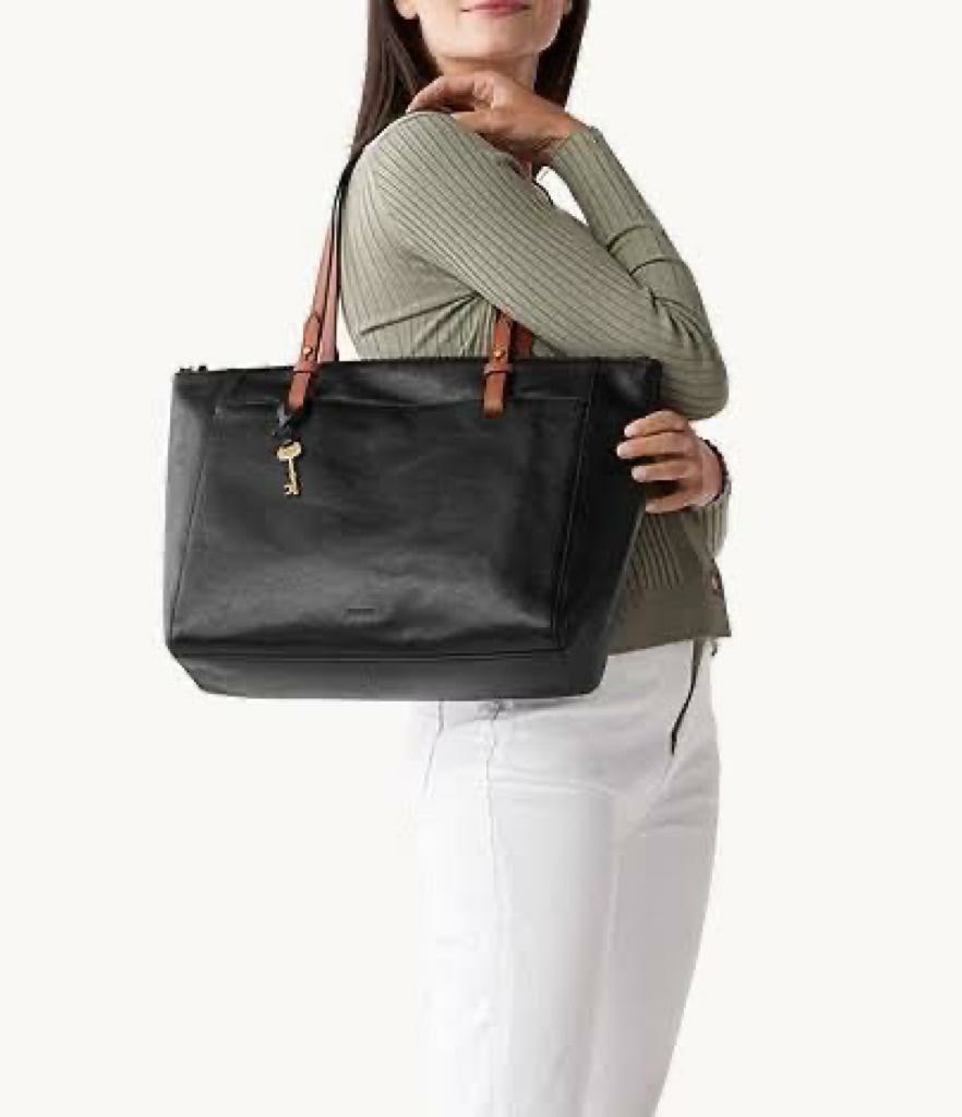 Tas Fossil Rachel Tote Black Bag
