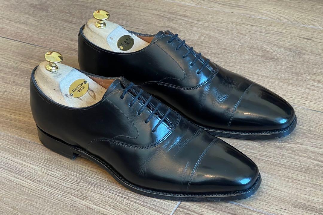 The Armoury PEDDER UK9 Black calf leather Oxford Dress Shoes Carousell