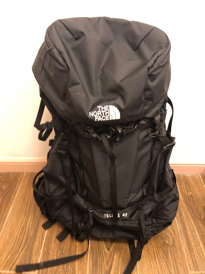 The North Face 露營背囊tellus 45 NM61809 L size, 運動產品, 行山及