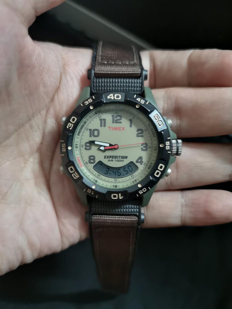 Timex expedition indiglo wr100m price store