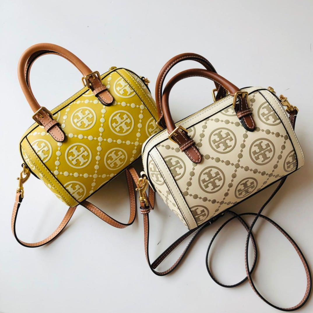 Tory Burch T Monogram Duffle Pillow Bag, Women's Fashion, Bags & Wallets,  Cross-body Bags on Carousell