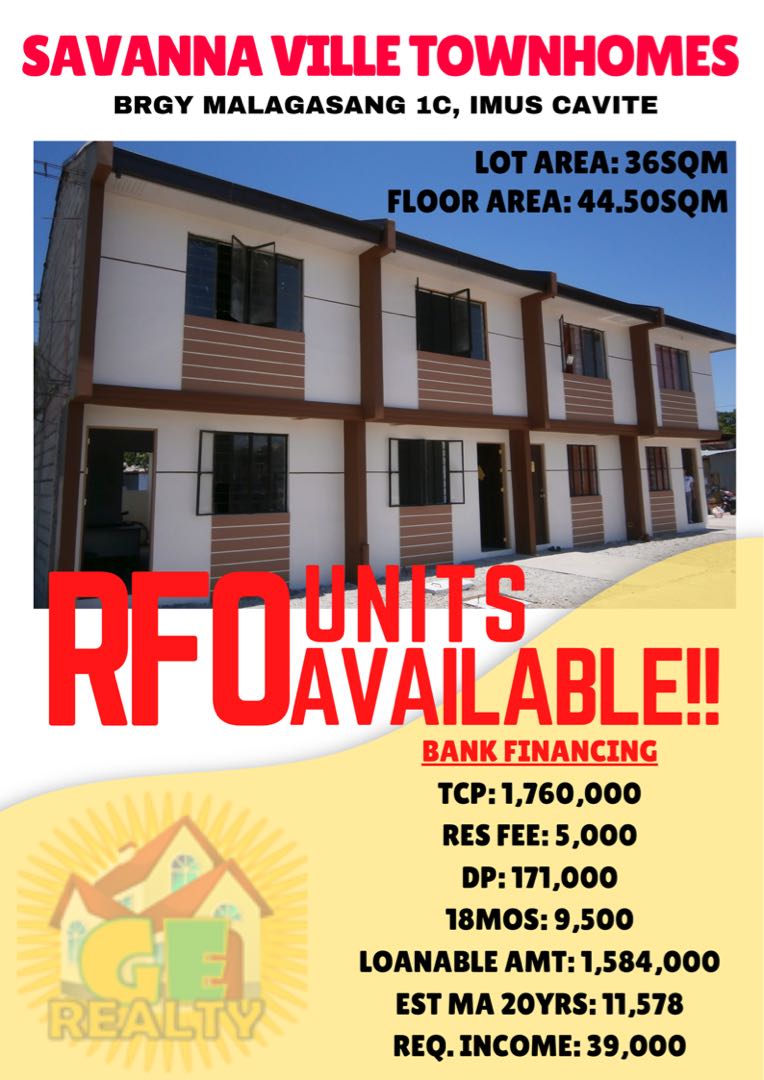 townhouse in imus cavite, Property, For Sale, House & Lot on Carousell