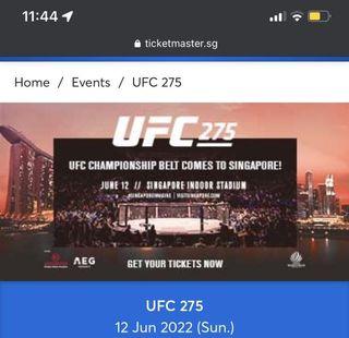 UFC 275 CAT 3 Champ walk