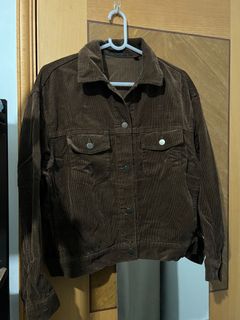 Uniqlo 燈芯絨 啡色 外套 jacket 64204045111426110