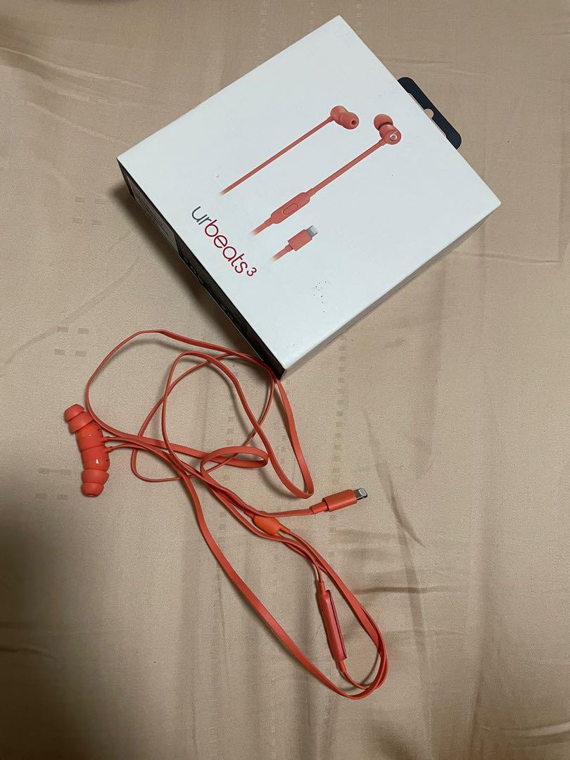 urBeats 3 Coral Audio Headphones Headsets on Carousell