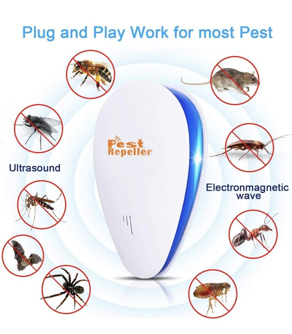 USCVIS Ultrasonic Pest Repeller, 6 Pack Electronic Bug Repellent Plug
