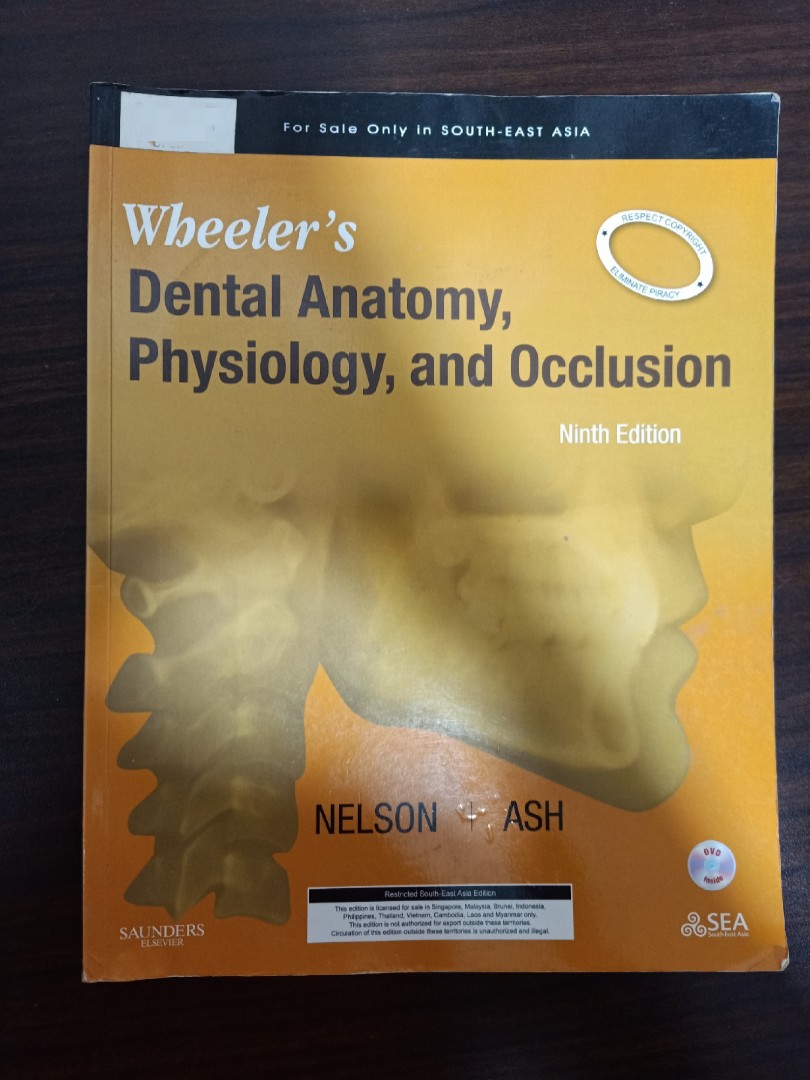 Wheeler's Dental Anatomy, Physiology, and Occlusion 9th ed, Hobbies